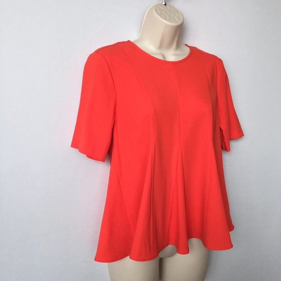 OPENING CEREMONY Moodie Pleated Short Sleeve Top - Picture 5 of 11